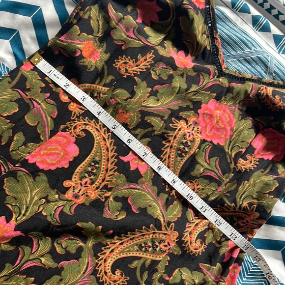 Spell and the gypsy etienne maxi slip slit strappy dress fit and flare floral - Picture 14 of 17